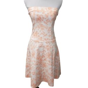 Teeze Me Strapless Dress Floral Print Sundress 5